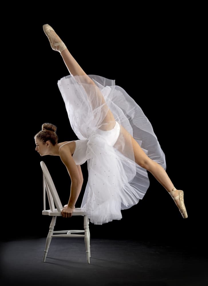 Ballerina Chair Balance by Pauline Pentony MA ARPS DPAGB — canvas wall art