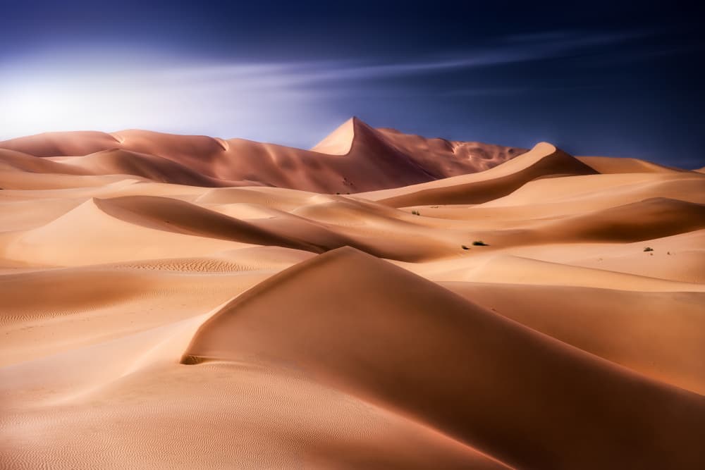 Golden Desert Dunes by Yuan Cui — canvas wall art