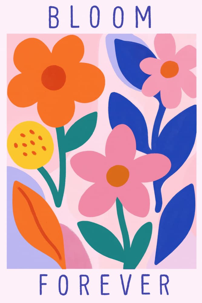 Bloomforever by Treechild — canvas wall art