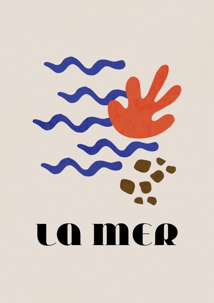 La Mer Marine Abstract