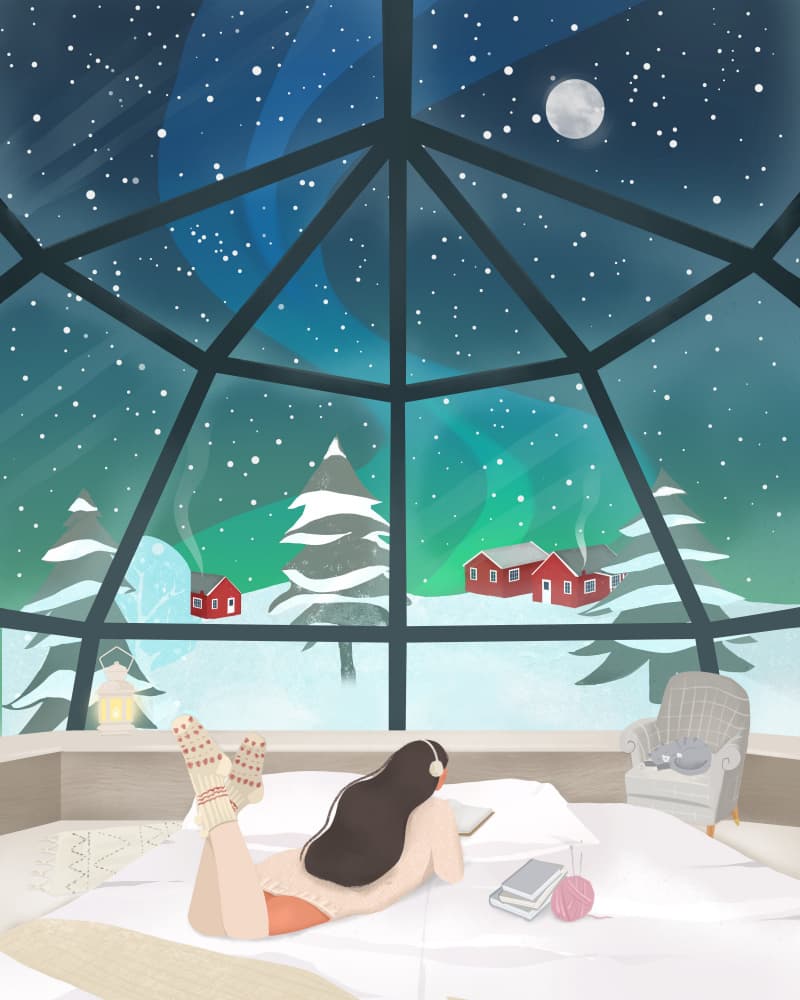 Lapland, Finland by Petra Lizde — canvas wall art