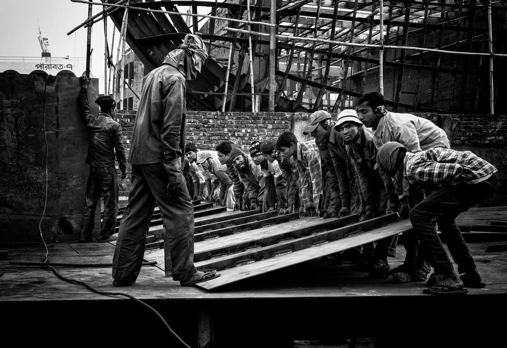 Shipyard Heavy Lift by Joxe Inazio Kuesta Garmendia — canvas wall art