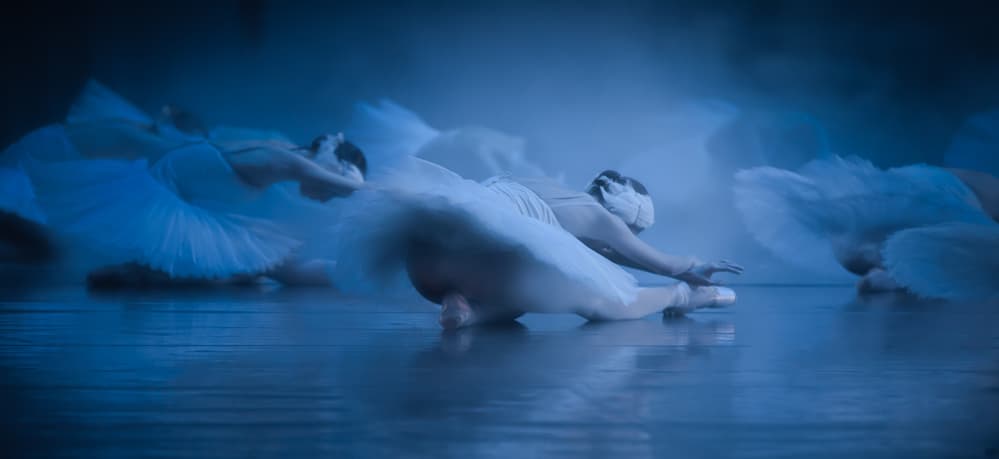 Ethereal Ballet Dancers by Peet van den Berg — canvas wall art