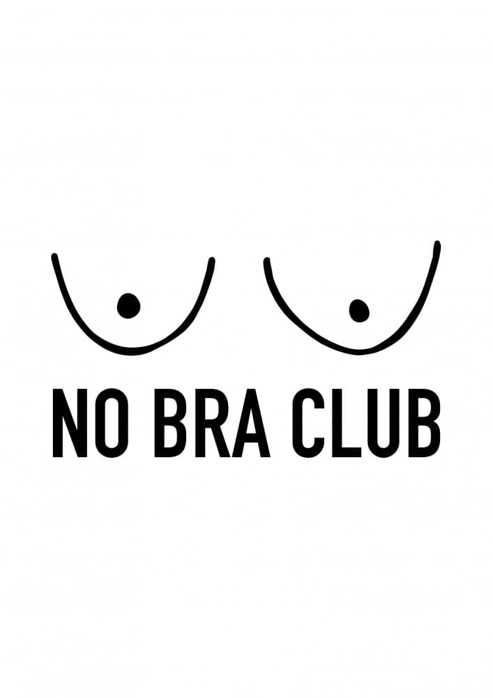 No Bra Club by Lisen Vennesland — canvas wall art