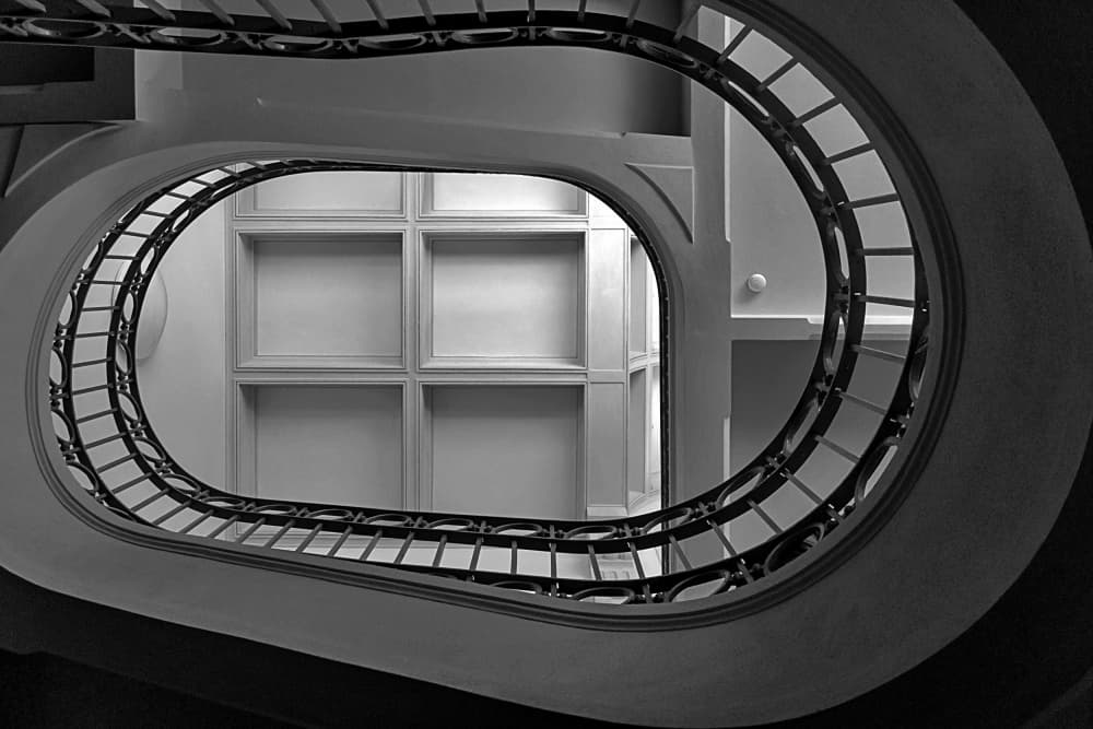 Bolhão stairs. by Miguel Silva — canvas wall art