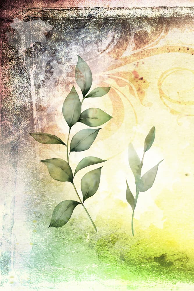 Soft Green Botanicals by Rafal Kulik — canvas wall art