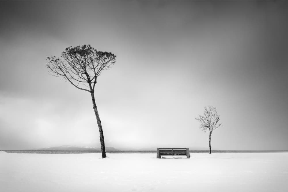 Three on the Beach by George Digalakis — canvas wall art