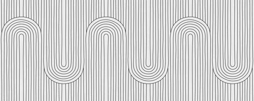 Abstract Arches Rhythm by Vitor Costa — canvas wall art