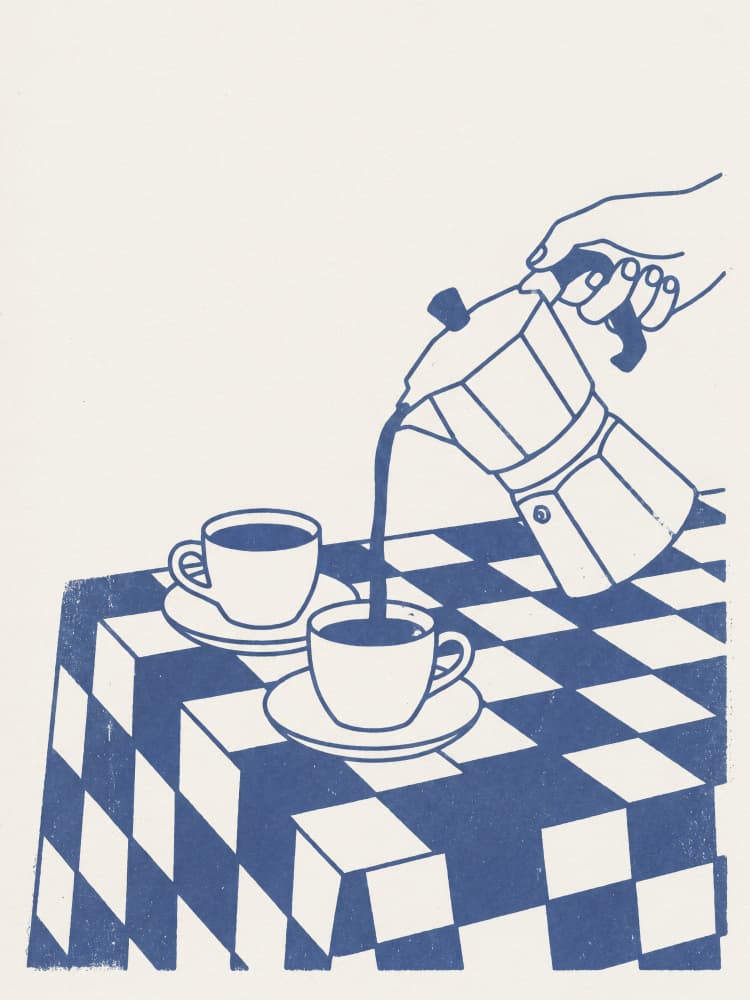 Moka Pot Morning