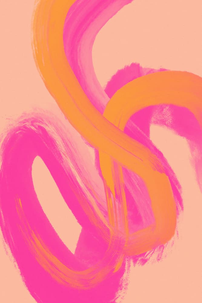 Vibrant Swirl Harmony by Treechild — canvas wall art