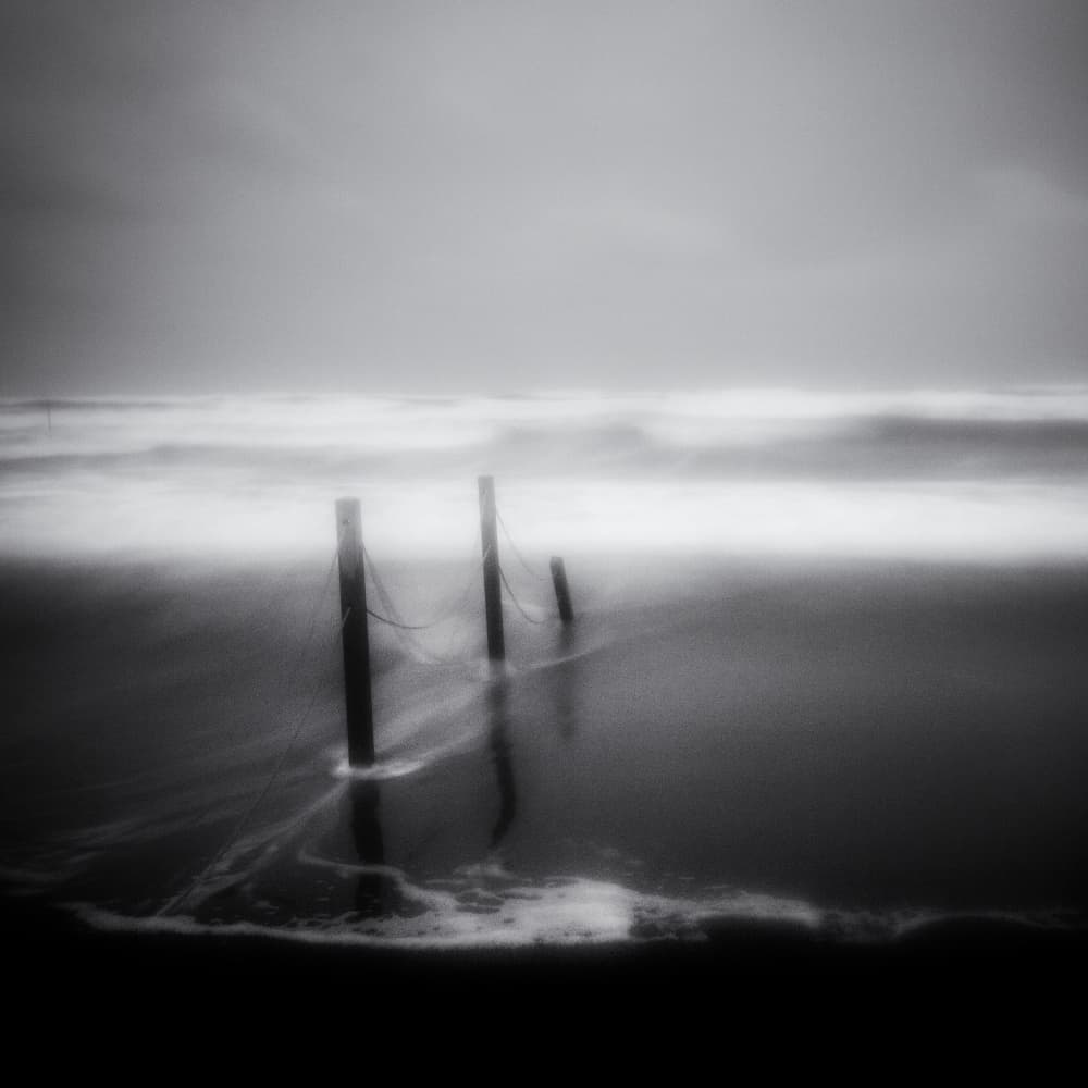 Misty Ocean Posts by Massimo Della Latta — canvas wall art