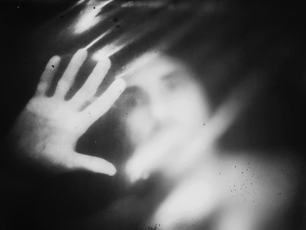 Mysterious Hand And Figure by Emilian Avramescu — canvas wall art