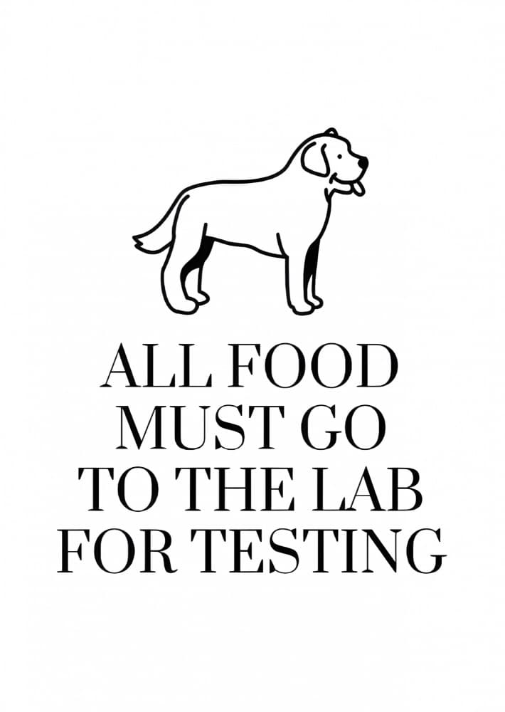 Lab Food Tester by Kristina N. - SoulArt Shop — canvas wall art