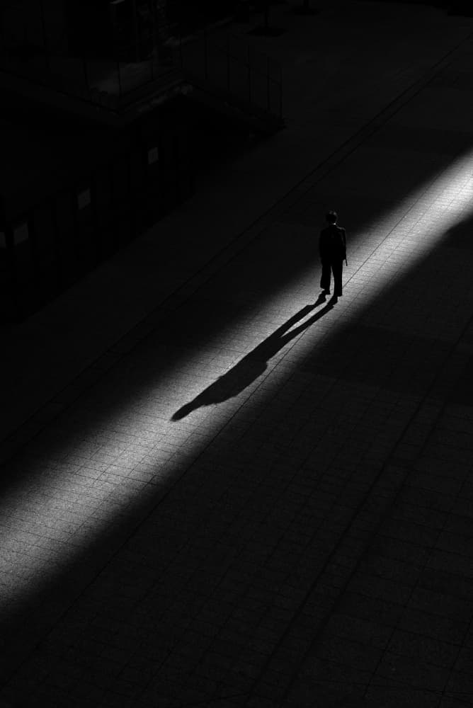 Walking Into Light by Kentaro Watanabe — canvas wall art