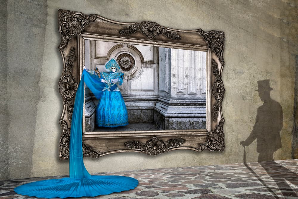 Surreal Venetian Carnival by Renee Doyle — canvas wall art