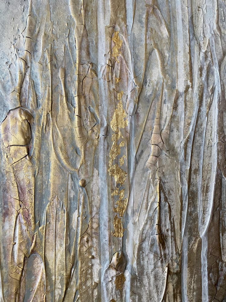 Opulent Gold Texture by Gabriela Aleksandra Szuba — canvas wall art
