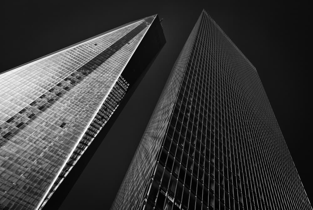 Soaring Urban Structures by Peter Pfeiffer — canvas wall art