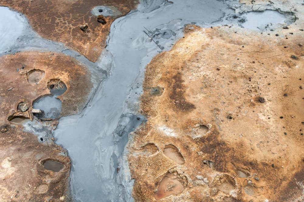 Geothermal Mud Stream by Photolovers — canvas wall art