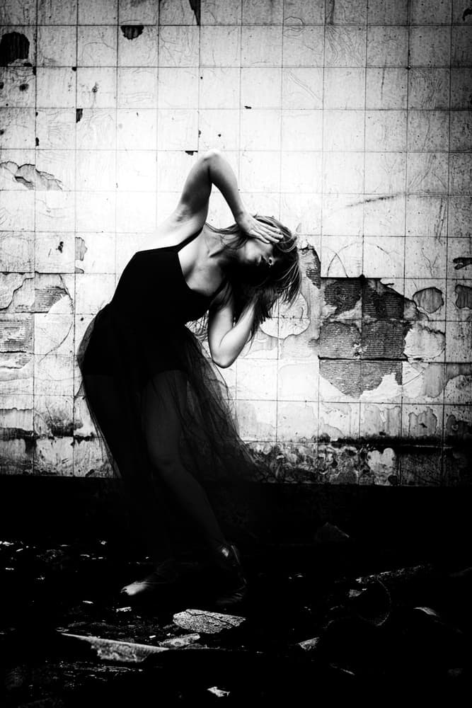 Dramatic Woman in Decay by Paulo Medeiros — canvas wall art