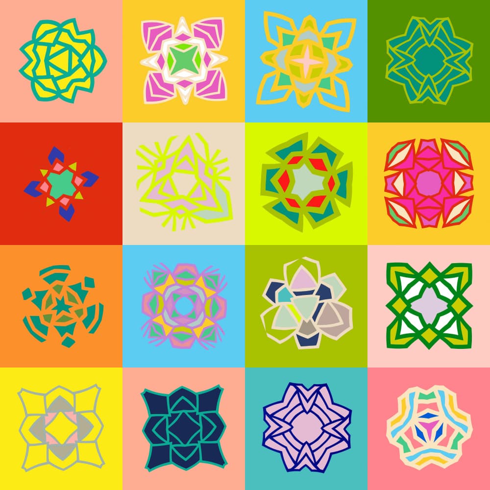 Vibrant Abstract Designs by Vivian Kim — canvas wall art