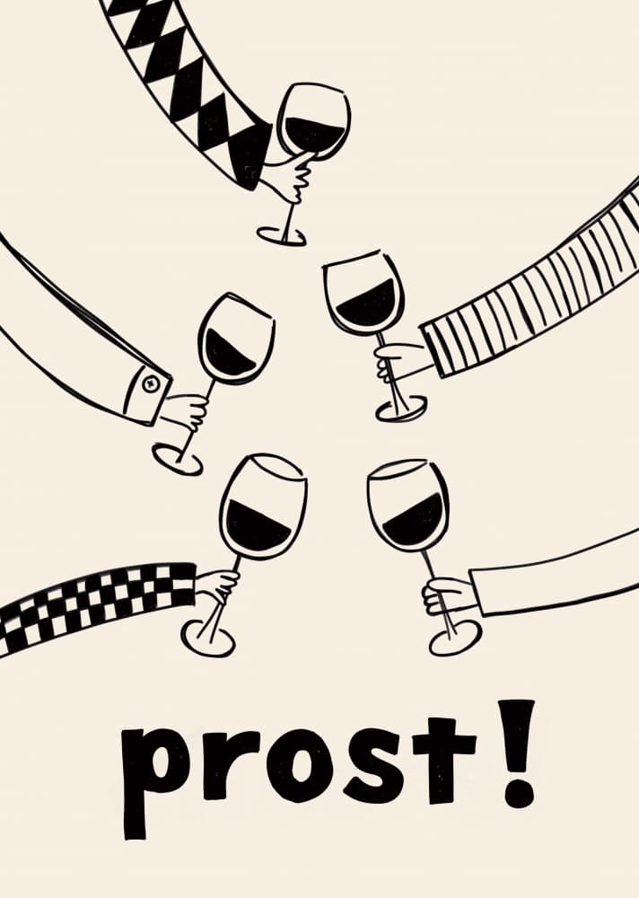 Prost Celebration Toast by Rio Soléy — canvas wall art