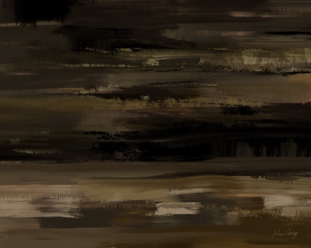 Black and Gold by Julia Cheney — canvas wall art