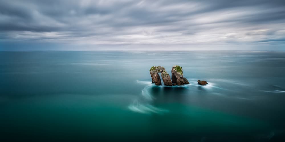 Tranquil Ocean Arch by Fernando Molina — canvas wall art