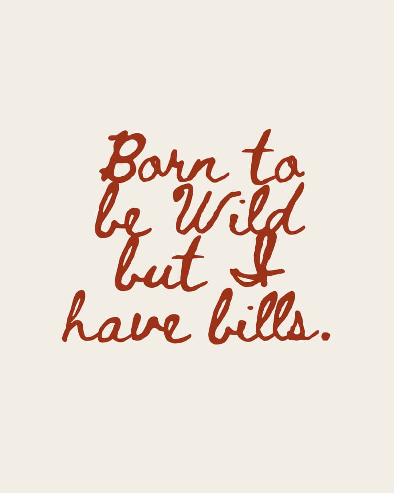 Born Wild Have Bills by Uma Gokhale — canvas wall art