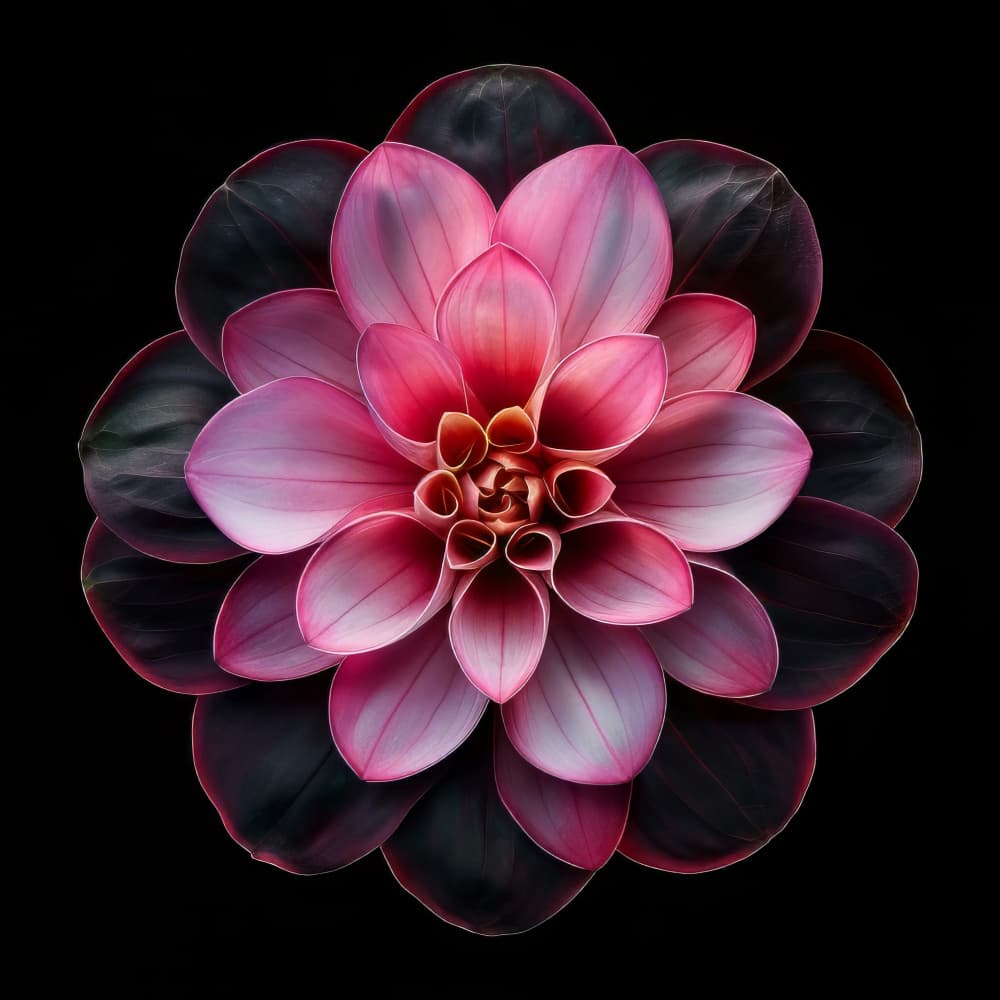 Vibrant Pink Dahlia by Bilge Paksoylu — canvas wall art