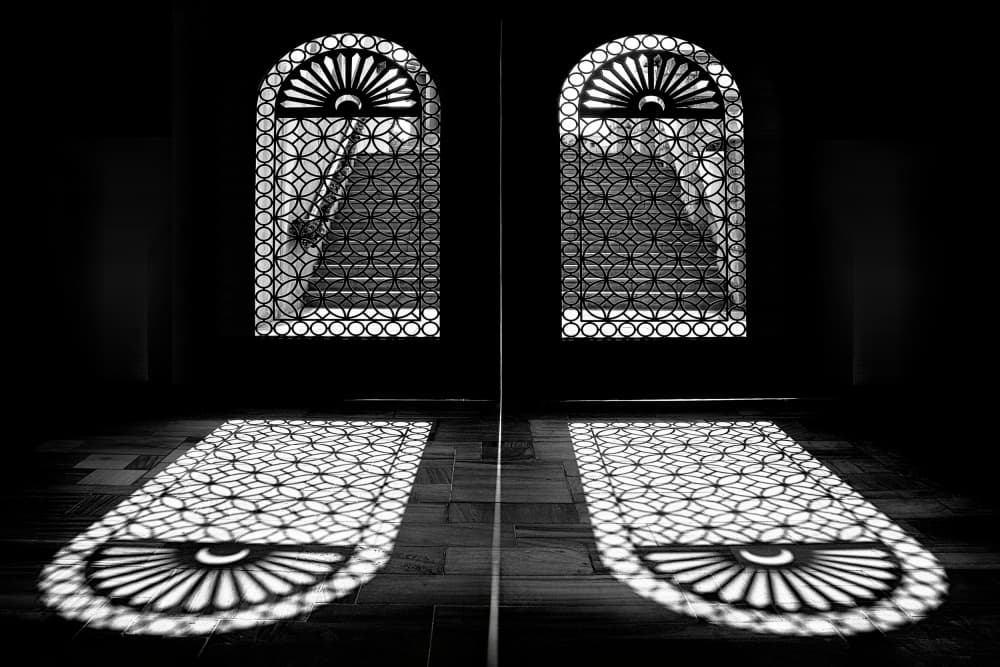Geometric Window Shadows by Hans-Wolfgang Hawerkamp — canvas wall art