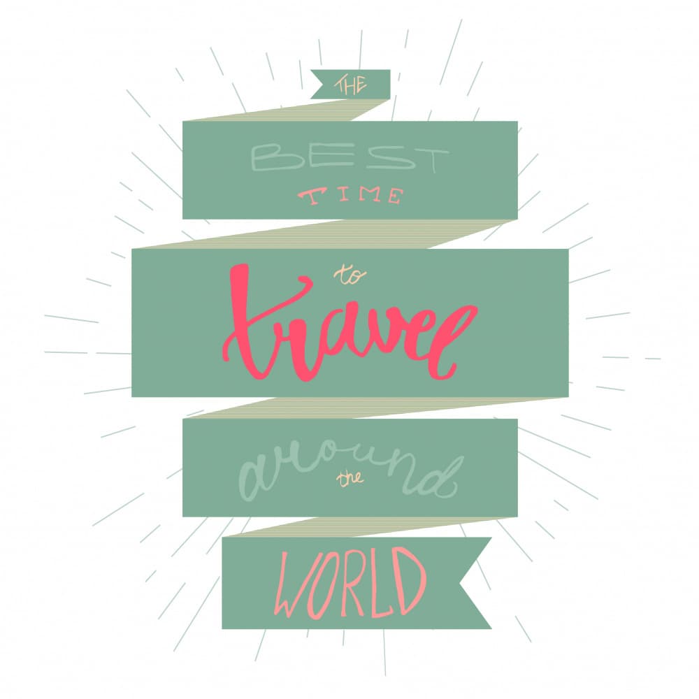 Best Time World Travel by Marika Barsrsind — canvas wall art