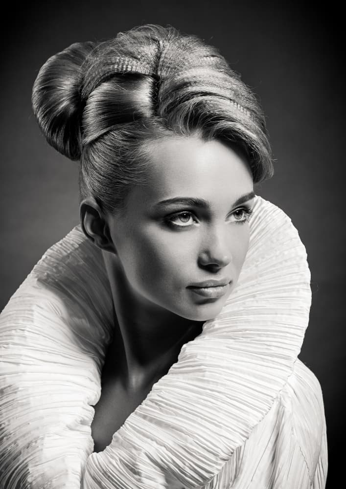 Classic Beauty Portrait by Photographer — canvas wall art