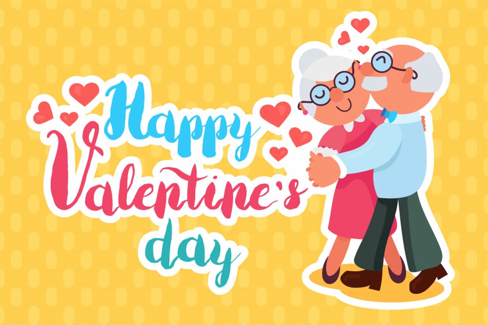 Happy Valentine Dance by Marika Barsrsind — canvas wall art