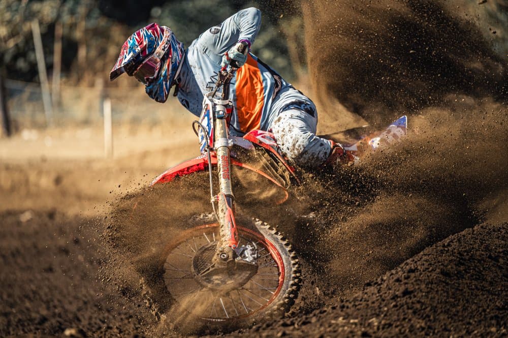 Extreme Motocross Action by Takumi Ikeda — canvas wall art