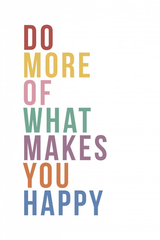 Colorful Happy Message by Frankie Kerr-Dineen — canvas wall art