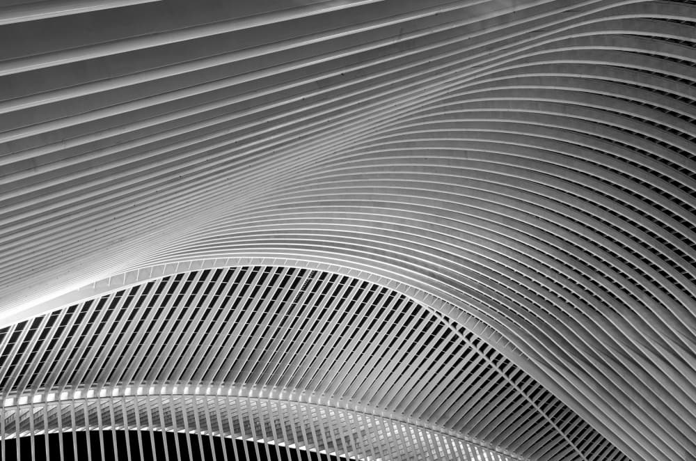 Curved Architectural Lines by Jan Scheunders — canvas wall art