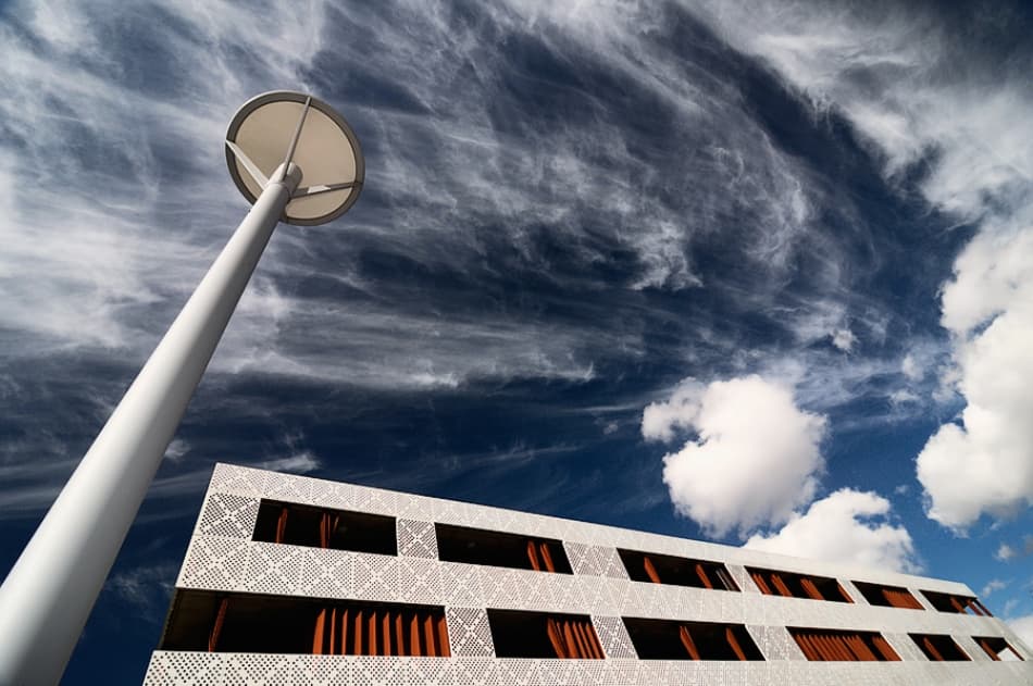 Modern Lines Dramatic Sky by Izidor Gasperlin — canvas wall art