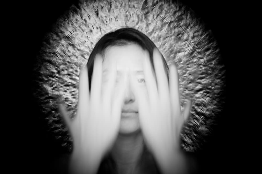 Mysterious Blurred Face by Nuno Borges — canvas wall art