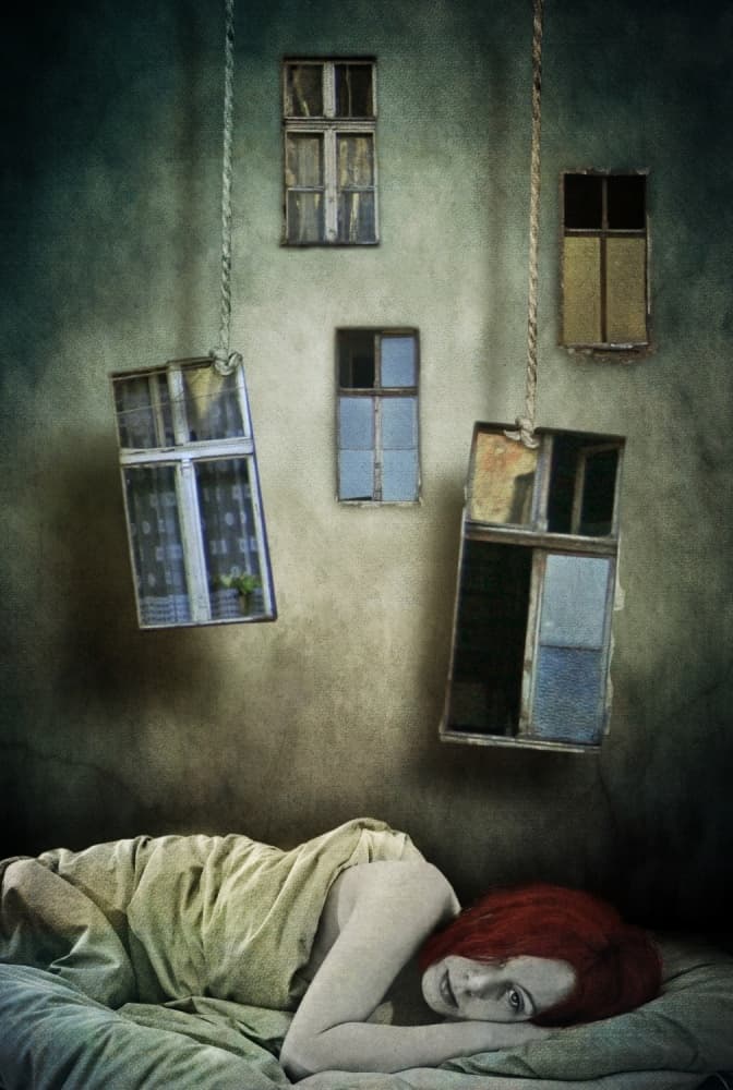 Surreal Window Dream by Lucyna Łazarska  ( Lucynda Lu ) — canvas wall art