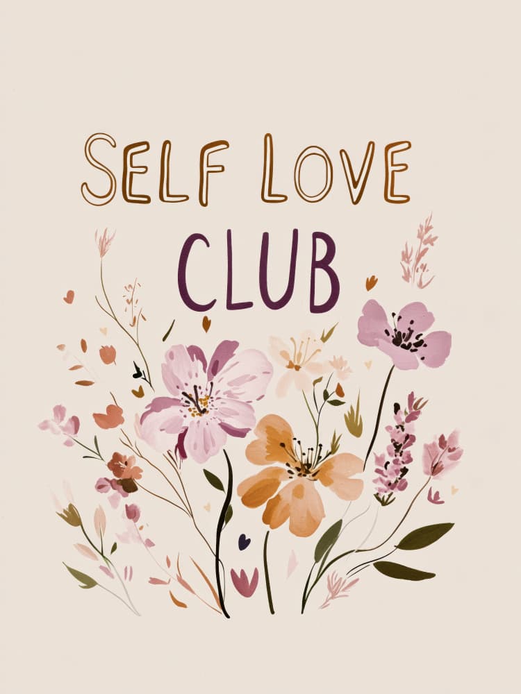 Blossoms &amp; Self Care by Treechild — canvas wall art