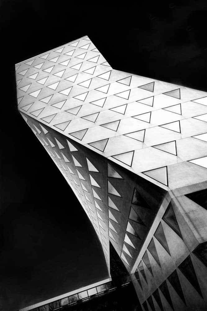 Geometric Building Angles by Bruno Flour — canvas wall art