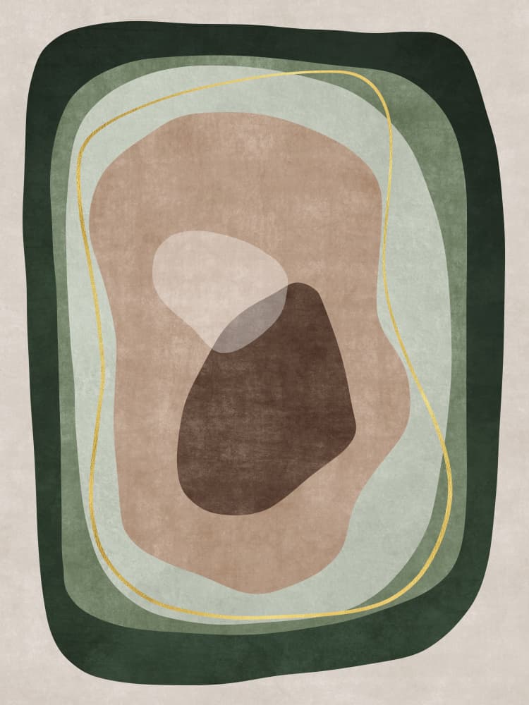Earth Layers Flow by Treechild — canvas wall art