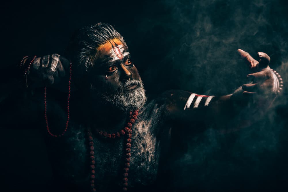 Intense Mystic Sadhu by Prithul Das — canvas wall art