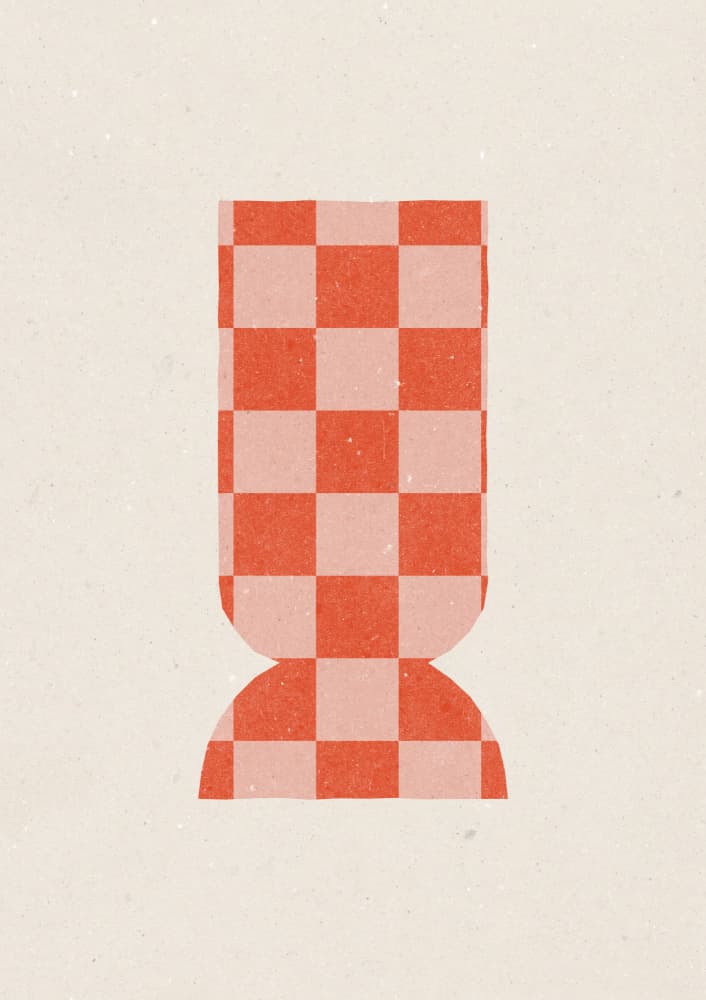 Vase 3 by NKTN — canvas wall art