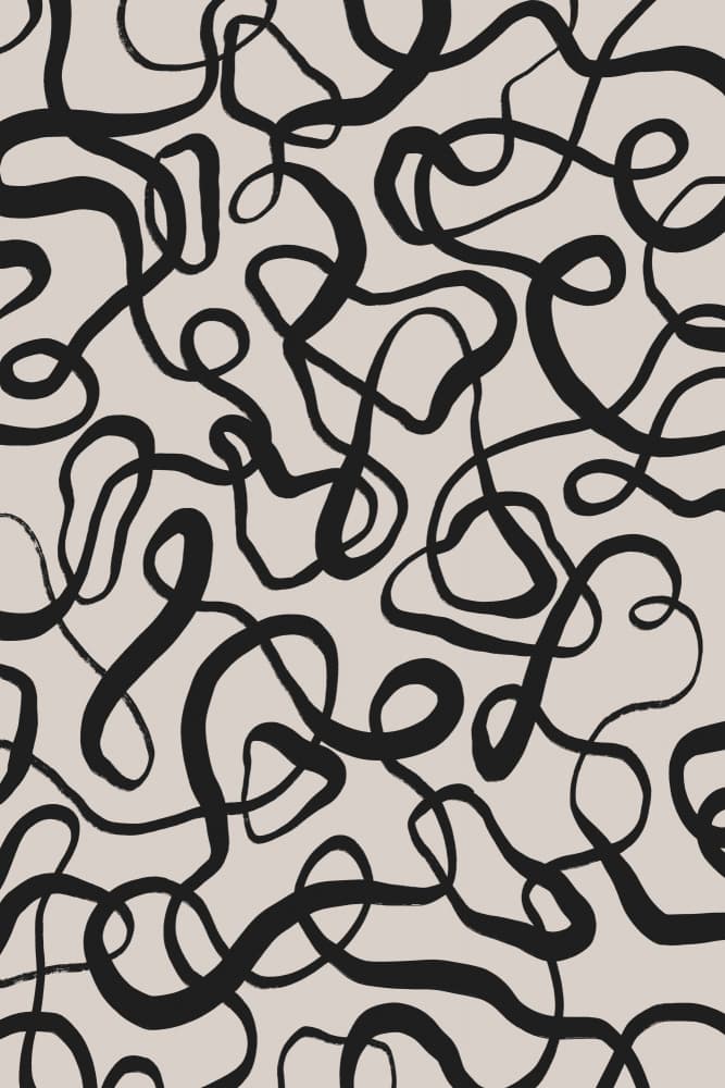 Chaotic Loops by Treechild — canvas wall art