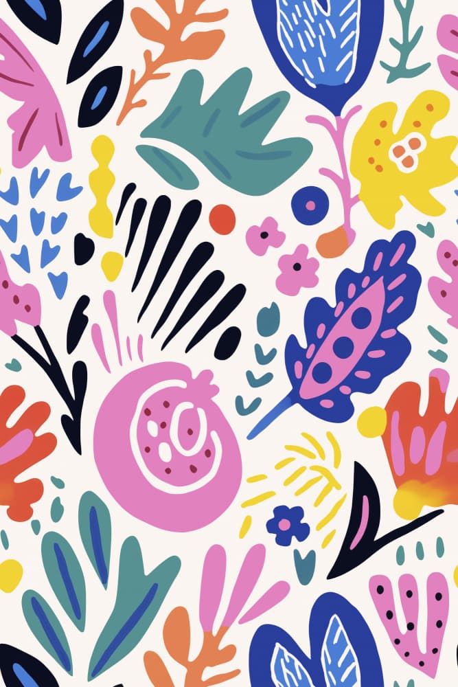 Vibrant Garden by Treechild — canvas wall art