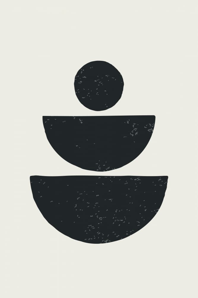 Calm Abstract Balance by jay stanley — canvas wall art