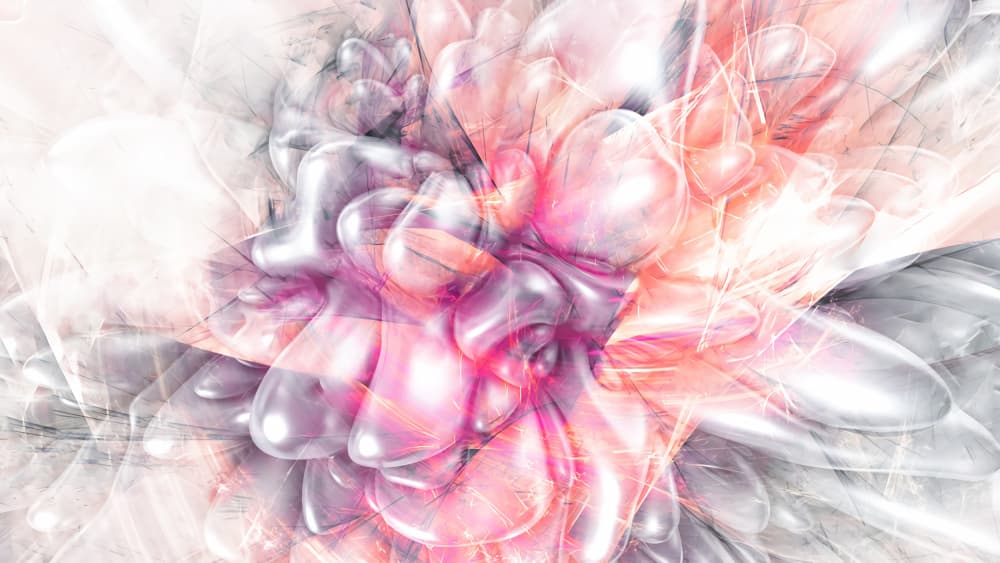 Dreamy Pink Gray Bloom by Rafal Kulik — canvas wall art