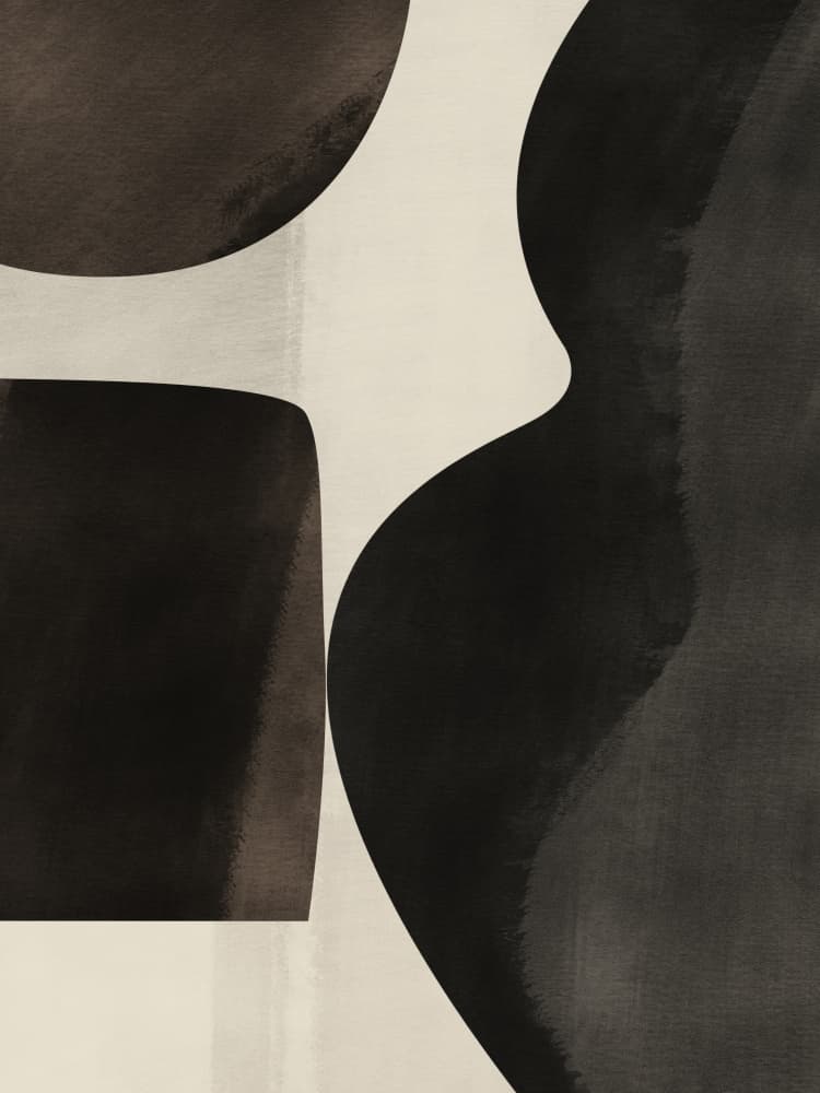 Contemporary Organic Abstract by Little Dean — canvas wall art