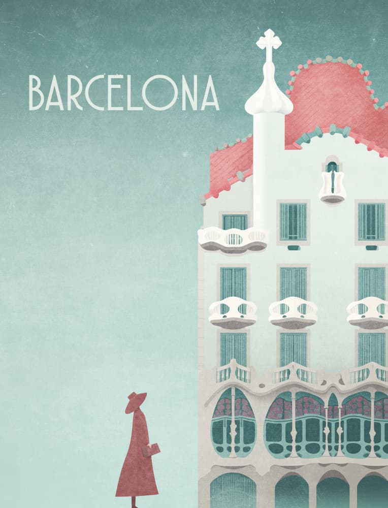 Barcelona - Casa Batlló by Emel Tunaboylu — canvas wall art